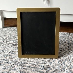 gold chalk board